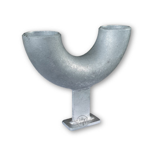 Anka-U solid metal pipe in ground security floor anchor