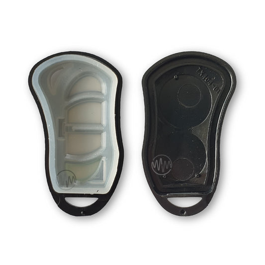 Black replacement remote casing for AVS TX4-04 3010 series car alarm remote