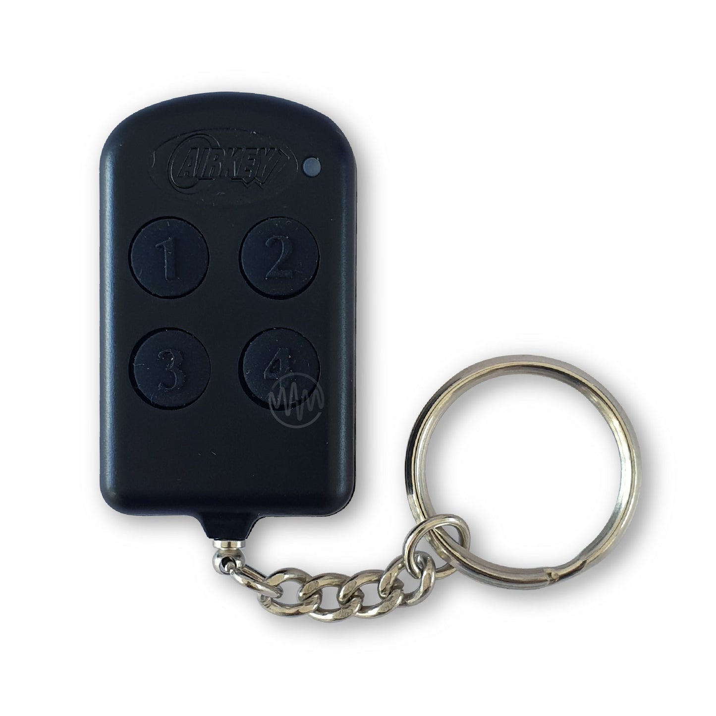 Airkey AK3TX4R black plastic 4 button remote with metal key chain