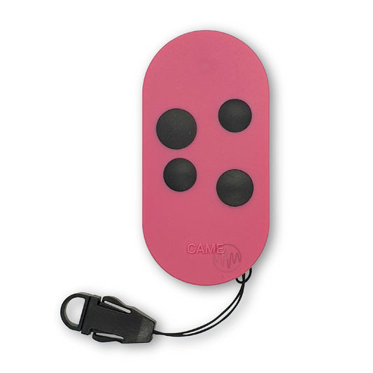 Came pink oval TOPD4F 4 black button gate remote