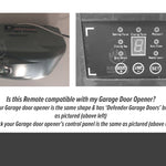Defender Garage Door Remote (Aftermarket)