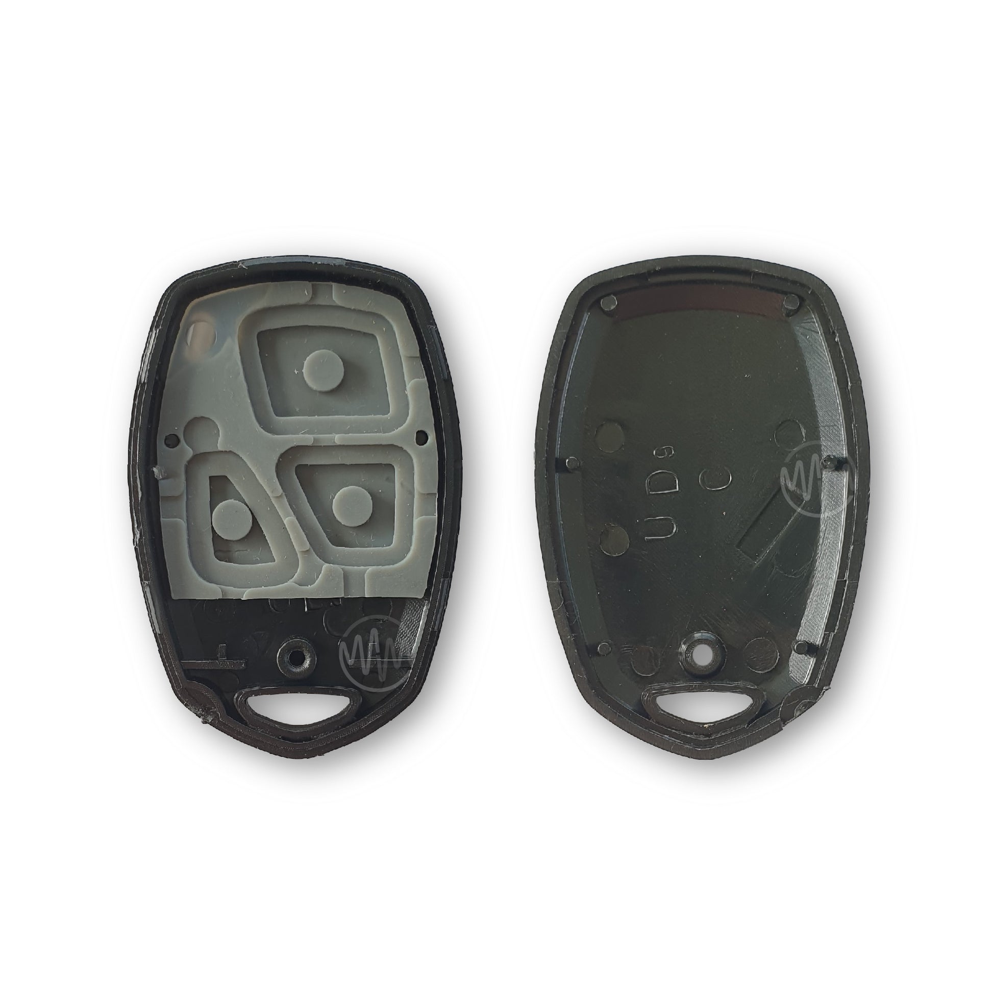 Black replacement remote casing for Mongoose MRC83 car alarm remote
