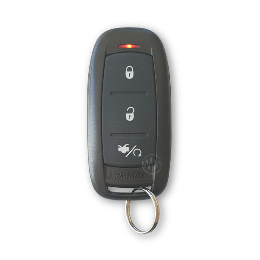 Black with red led & 3 rubber buttons Mongoose MRC8 car alarm remote