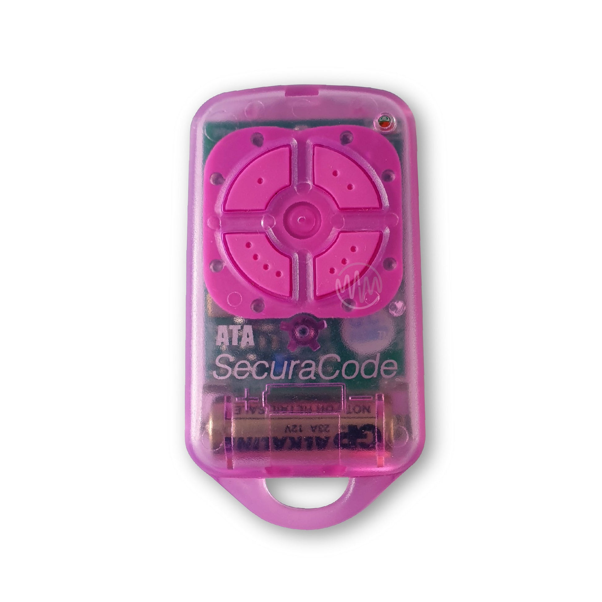 PTX-4 Pink ATA Securacode branded garage door remote