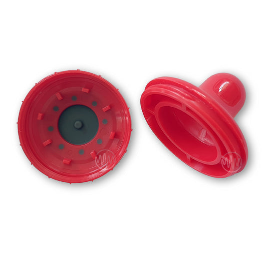 Replacement remote casing for red ATA EAT-1 , grey button bell shape garage remote