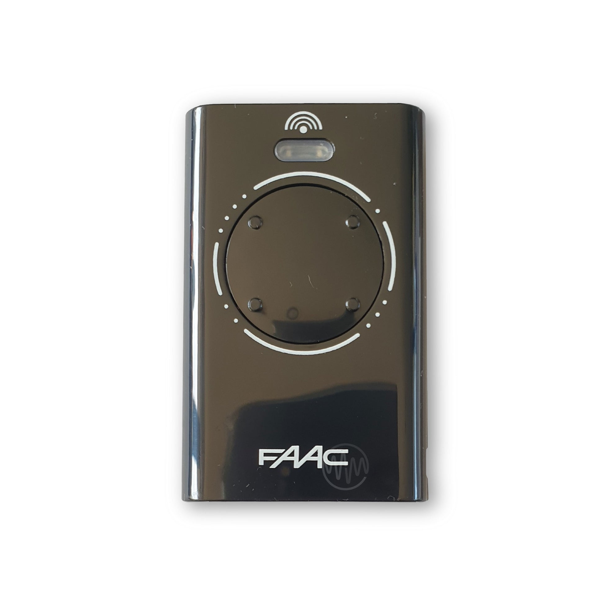 Faac black 4 button with white circle XT4 868 SLH LR gate remote