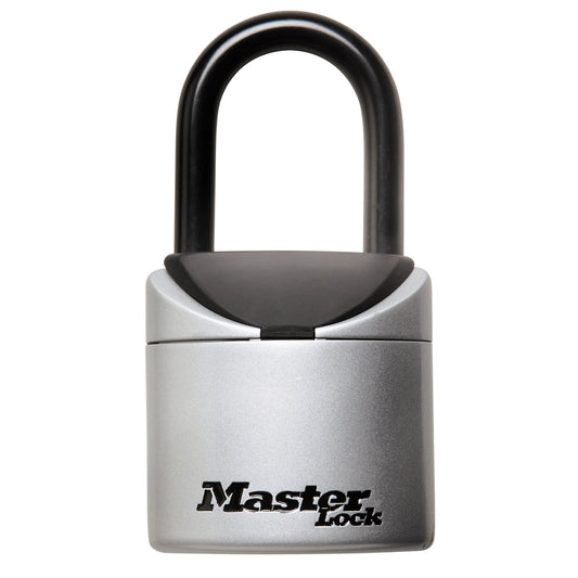Master Lock MA5406 mini lockbox with shackle handle & 4 dial combination