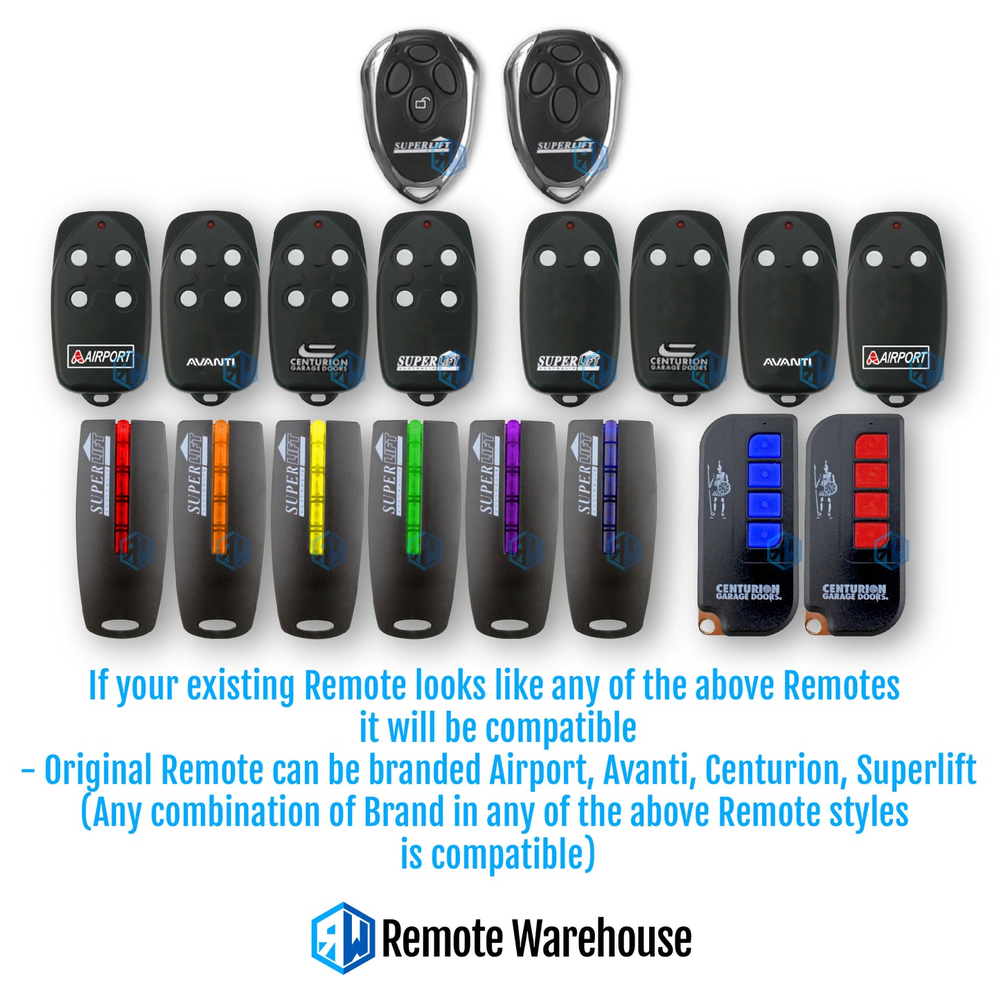 Superlift SDO / RDO Series Compatible Garage Remote (Aftermarket)