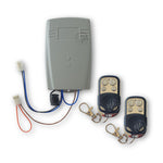 Garage Door opener plug in receiver it with 2 remotes for ATA TX4A 