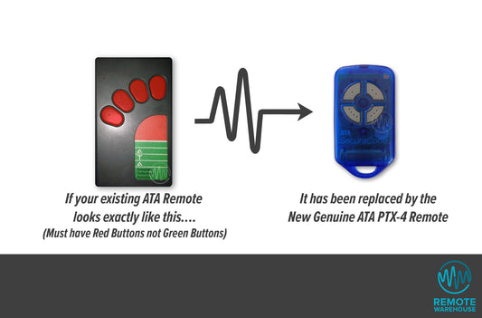 ATA TX5 Securalift Garage Remote