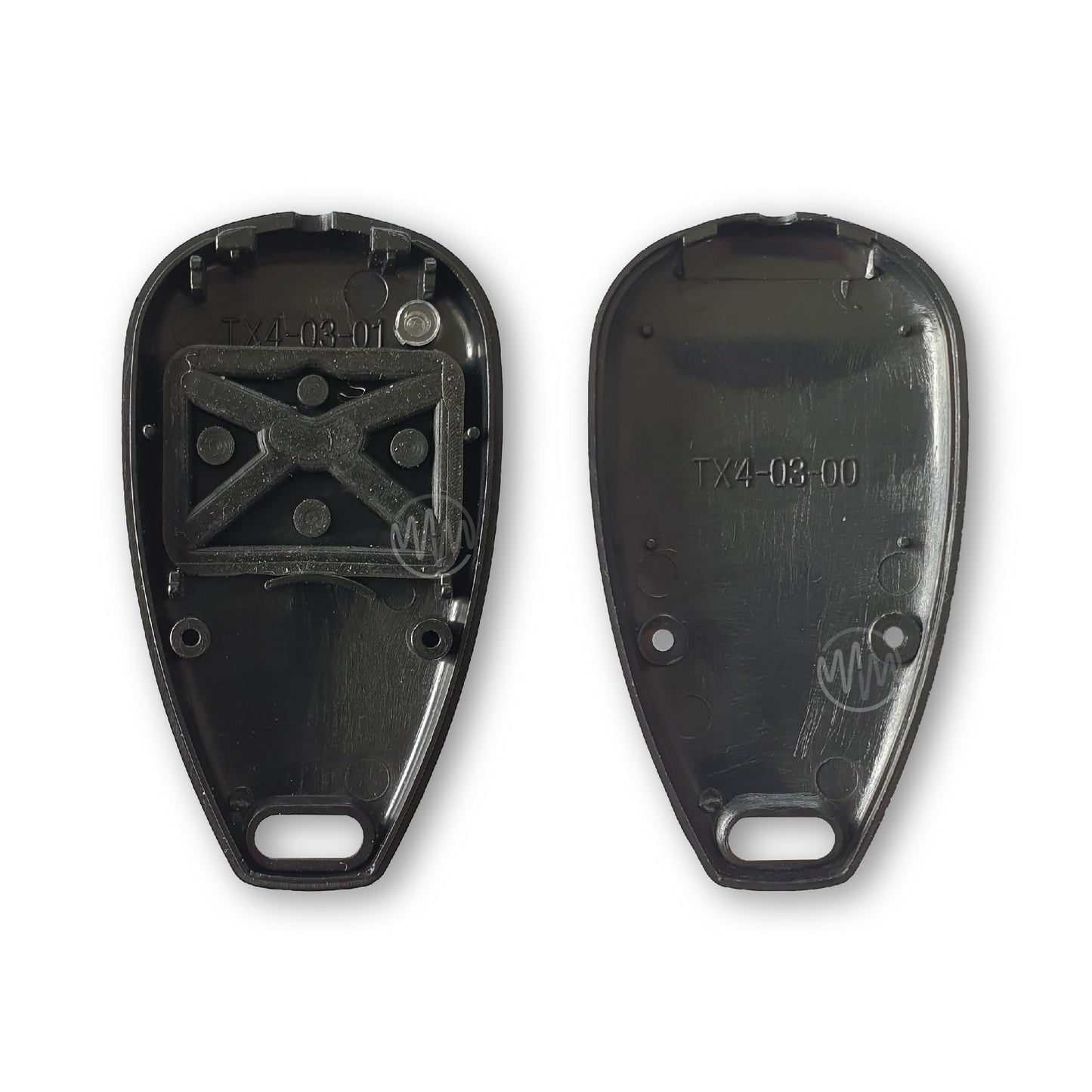 Black replacement remote casing for AVS TX4-03  series car alarm remote