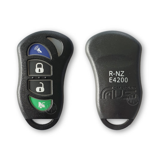 Black replacement remote casing for AVS TX4-04 3010  series car alarm remote