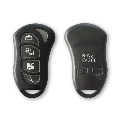 Black replacement remote casing for AVS TX4-04 AS  series car alarm remote