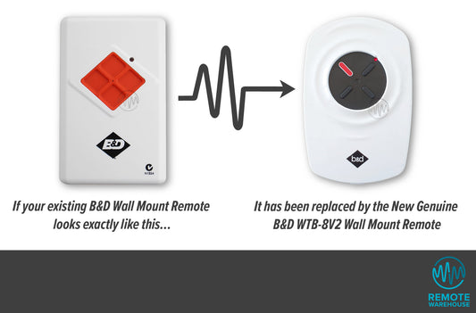 B&D WTB-5 Wireless Wall Button