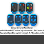 Centsys Centurion Nova range of gate & garage remote controls