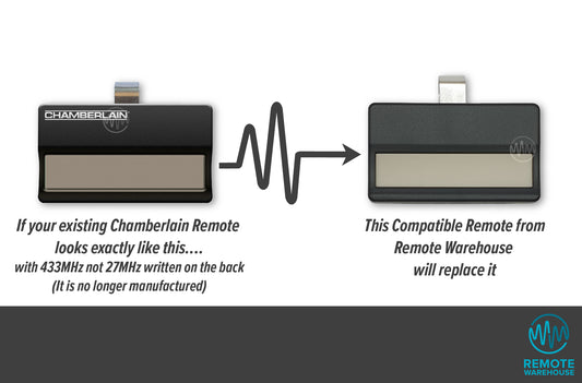 Chamberlain 4330A Compatible Garage Remote (Aftermarket)