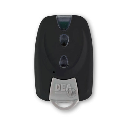 DEA Mio TR2N Black 2 button grey rubber base garage & gate remote
