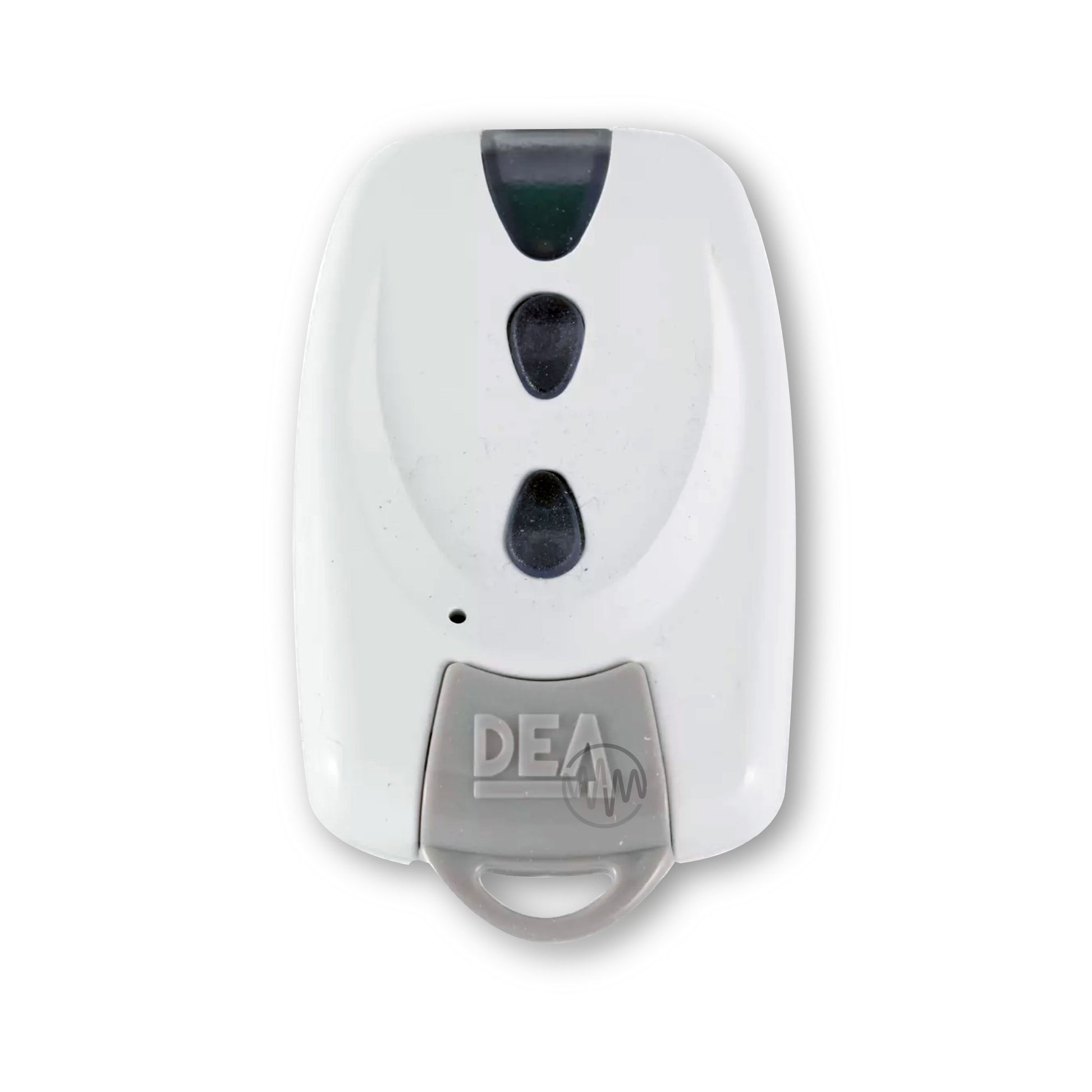 DEA Mio TR2 White 2 button & grey rubber base garage & gate remote