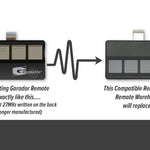 Garador 4333EBD Compatible Garage Remote (Aftermarket)