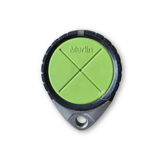 Genuine Merlin teardrop shaped green & charcoal E985M remote control