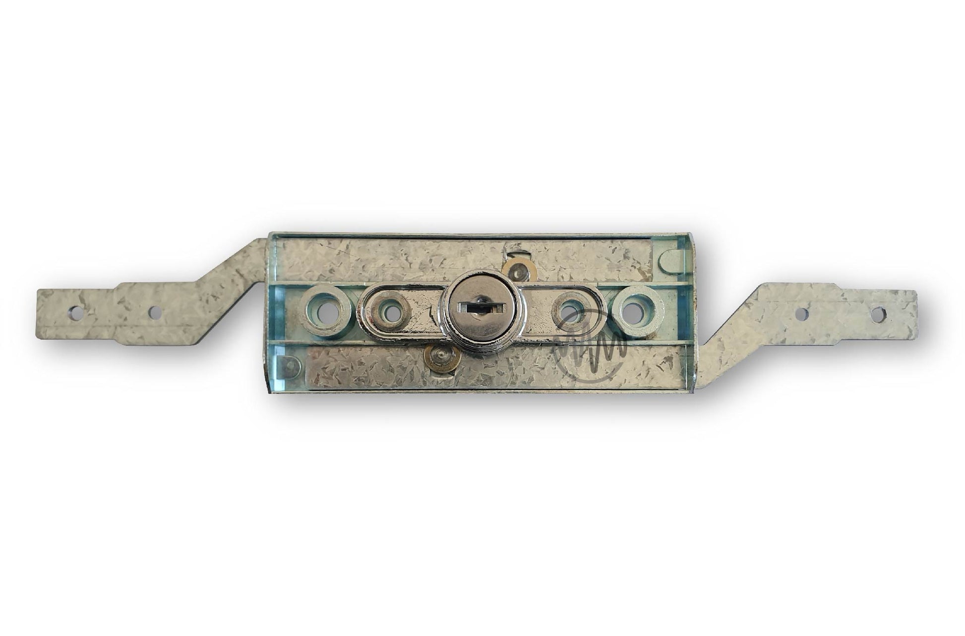 Lock Focus V2 roller door lock inside back view