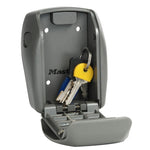 Master Lock MA5415 heavy duty metal lock box open showing keys inside