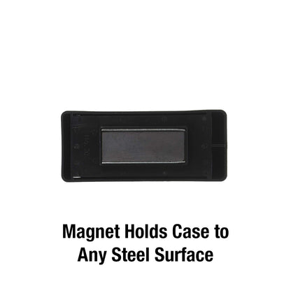 Master Lock magnetic key hider base showing the magnet