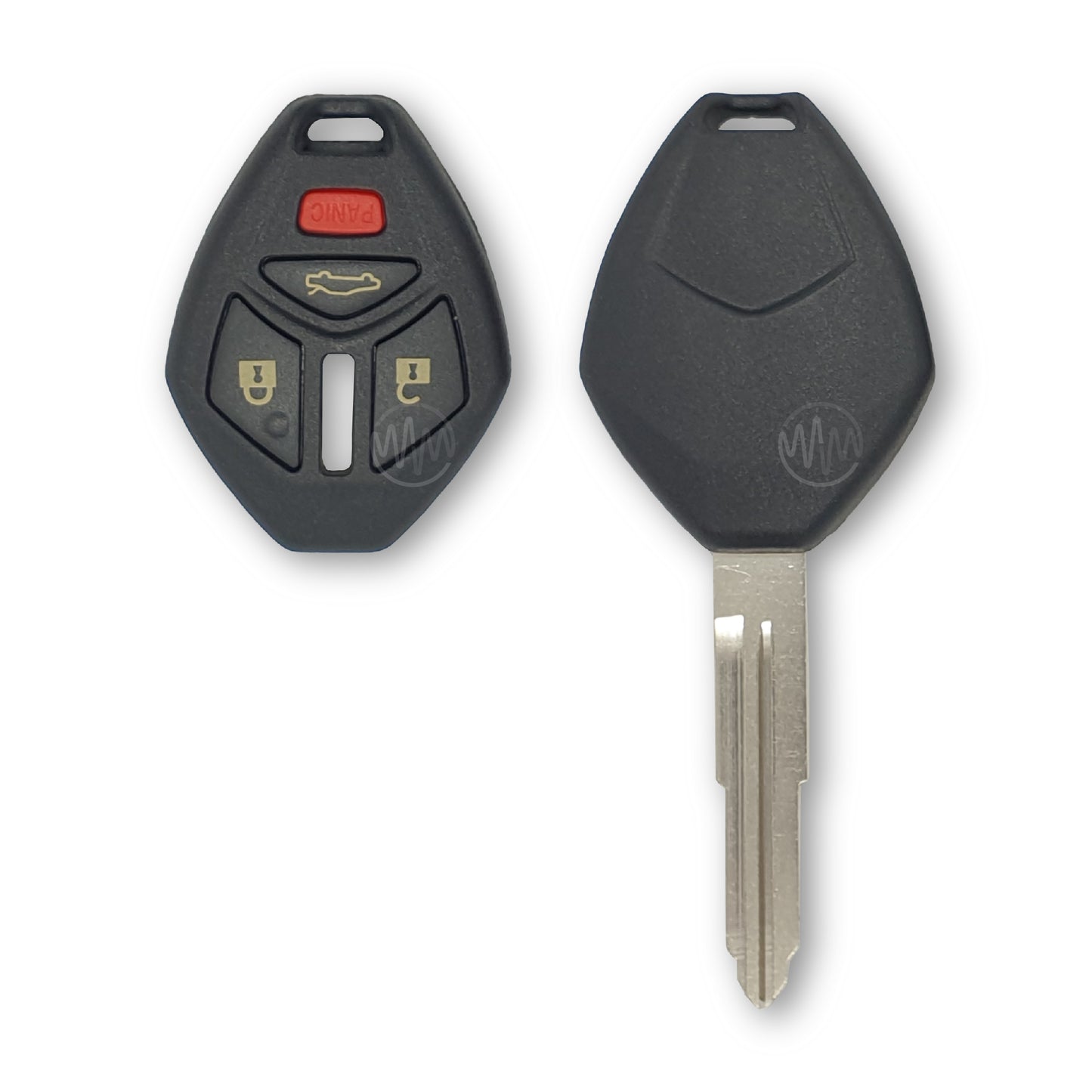 Mitsubishi 4 Button Integrated Key Shell (Aftermarket)