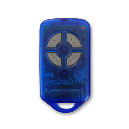 PTX-4 garage & gate remote with blue case & 4 grey buttons 