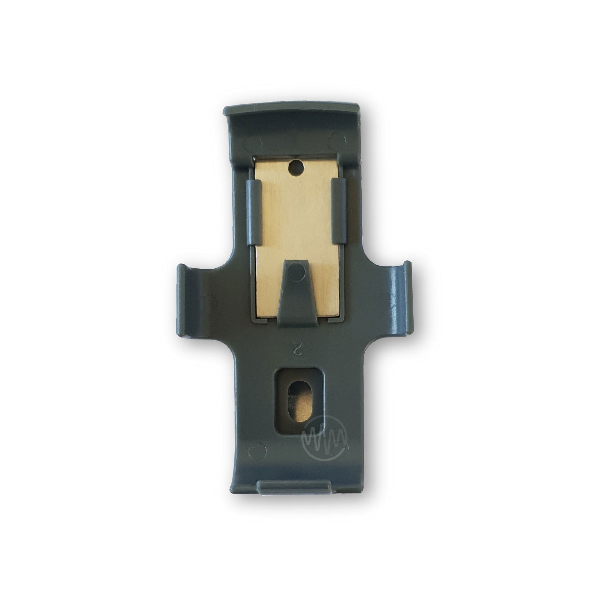 Grey plastic sun visor clip attachment to fit PTX-4 garage door remotes