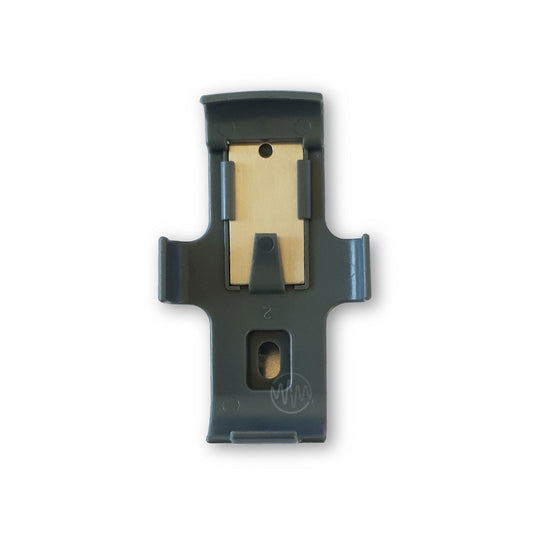 Grey plastic sun visor clip attachment to fit PTX-4 garage door remotes