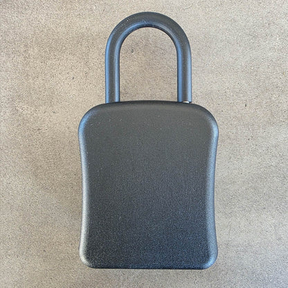 Remote Warehouse Black Curve Lock Box with Shackle - Small