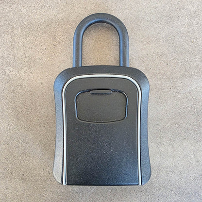 Remote Warehouse Black Curve Lock Box with Shackle - Small