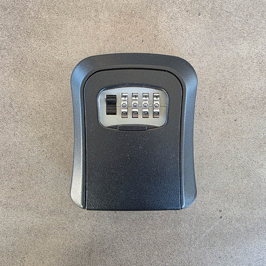 Remote Warehouse Black Curve Wall Mount Lock Box - Small