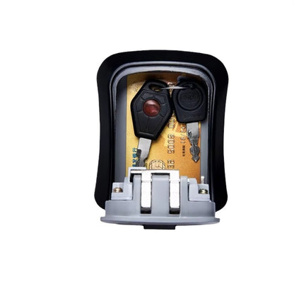 Remote Warehouse Black Curve Wall Mount Lock Box - Small