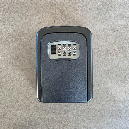 Remote Warehouse Black Wall Mount Lock Box - Small
