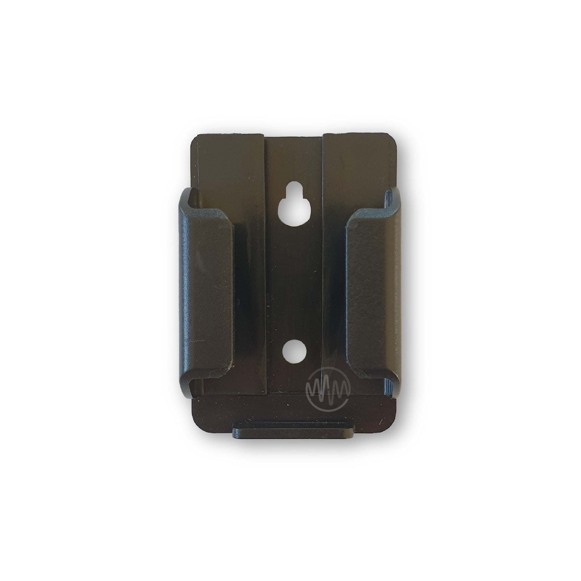 Black plastic Wall mount bracket accessory for garage door remotes