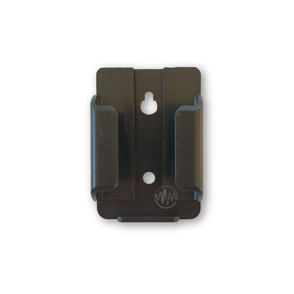 Black plastic Wall mount bracket accessory for garage door remotes