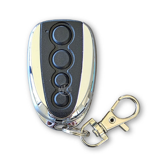 Black & chrome egg shape gate remote for Richmond branded gate openers
