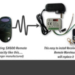SX600 / SX800 Garage Remote (Garage Door Receiver Kit)