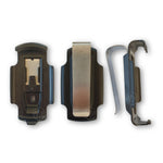 Black plastic sun visor clip attachment to fit TB7v1 garage door remotes