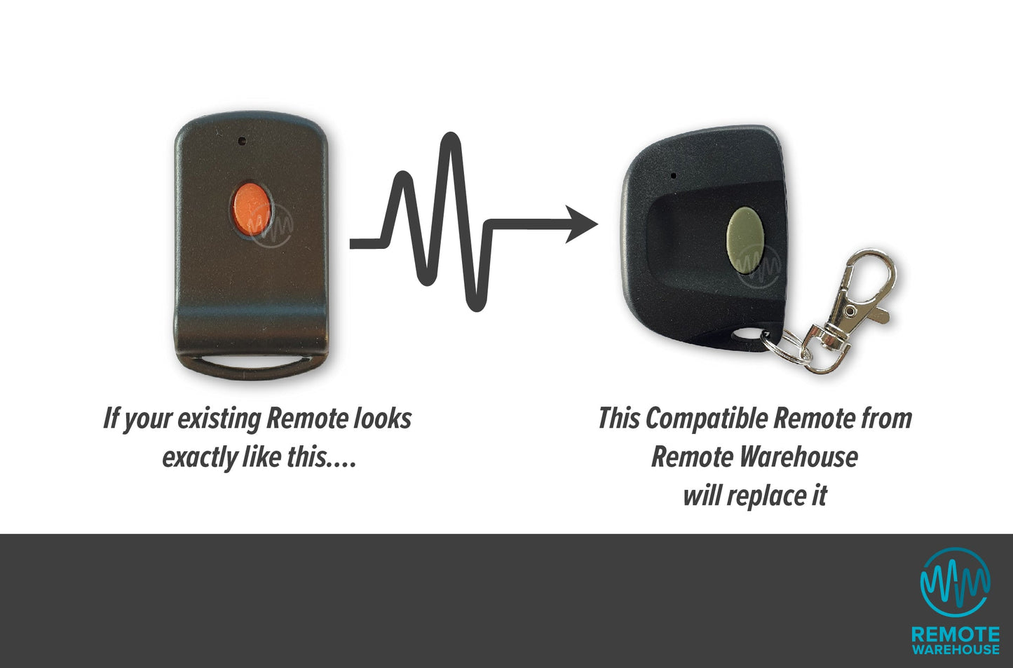 Tilt-A-Matic Compatible Garage Remote (Aftermarket)