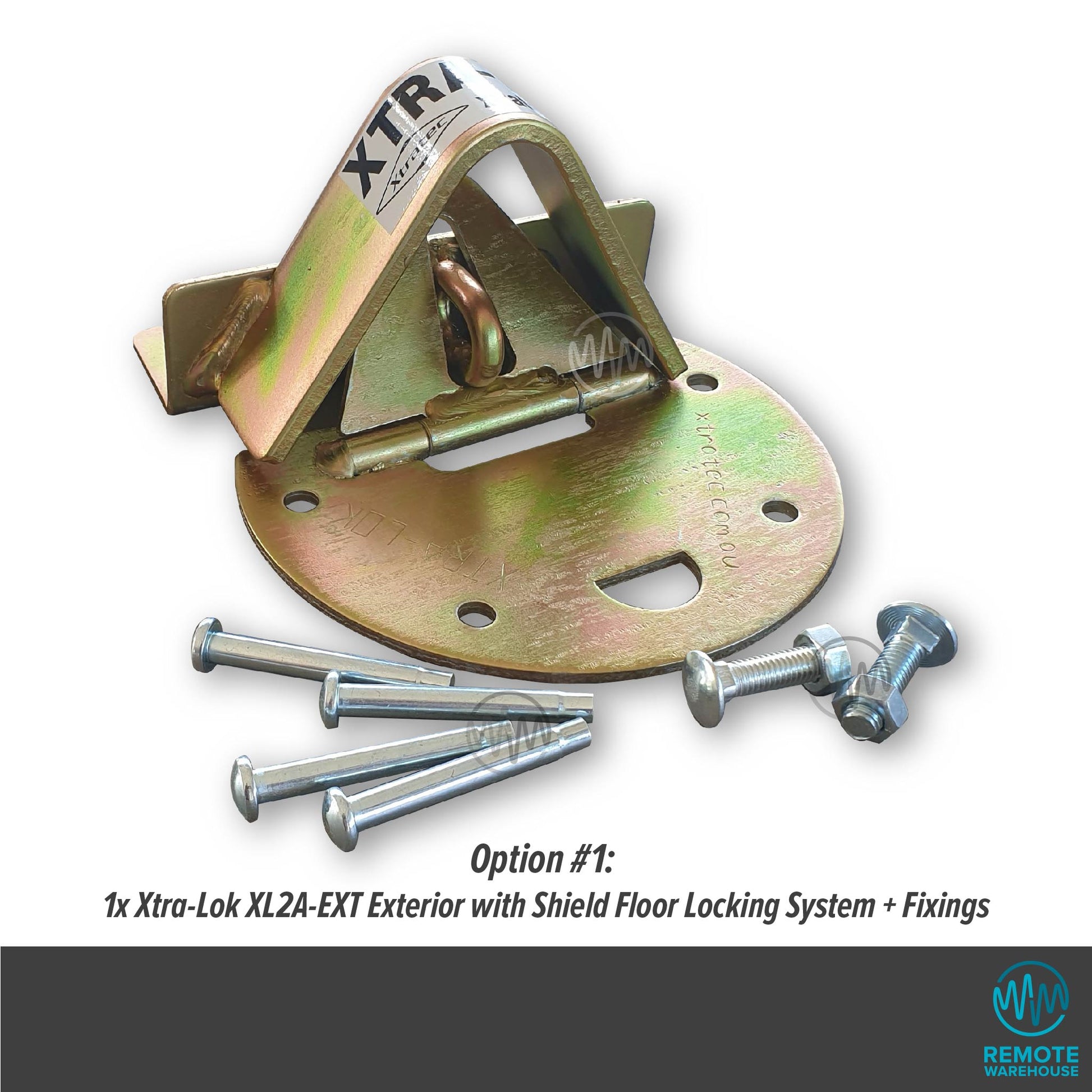 Xtra-Lok XL2A-EXT commercial floor lock system set with fixings