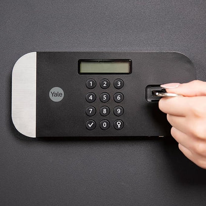 Close up of Yale Maximum Security Safe keypad