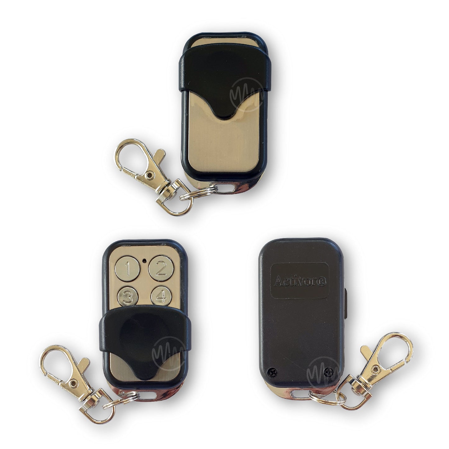 Activor Home alarm remote with slider cover & 4 numbered buttons