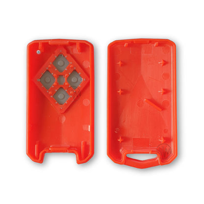 Replacement remote casing for B&D TB5v2 red garage remote with 4 grey diamond buttons