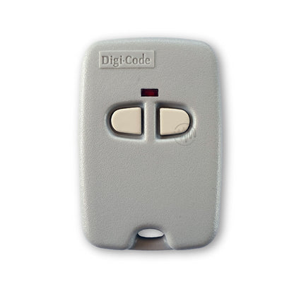 Digicode grey 2 button keyring remote