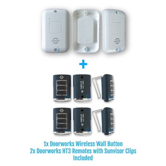 Doorworks RD2 Garage Roller Door Opener: Unit Only