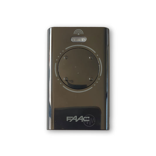 Faac black 4 button with grey circle XT4 433 SLH LR gate remote