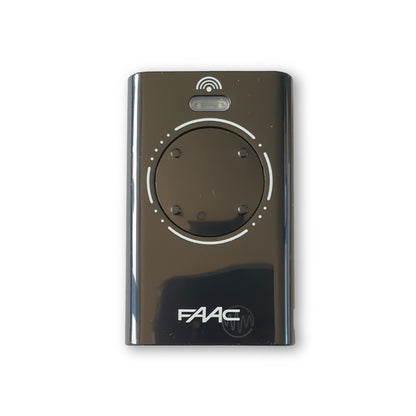 Faac black 4 button with white circle XT4 868 SLH LR gate remote